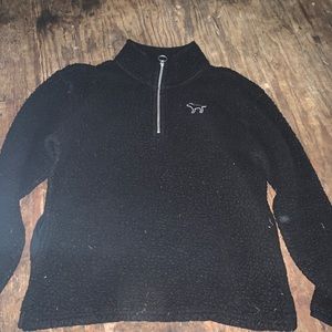 PINK VS furry pull over